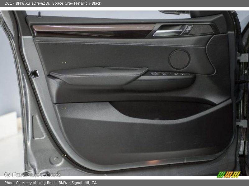 Space Gray Metallic / Black 2017 BMW X3 sDrive28i