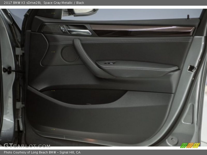 Space Gray Metallic / Black 2017 BMW X3 sDrive28i