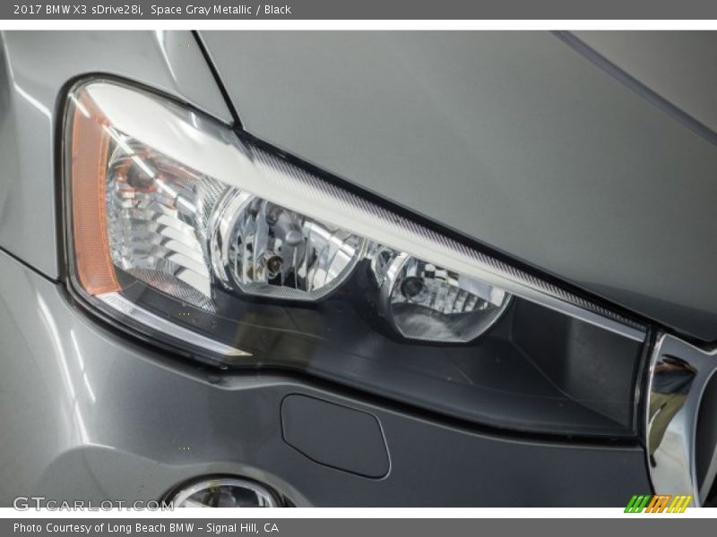 Space Gray Metallic / Black 2017 BMW X3 sDrive28i