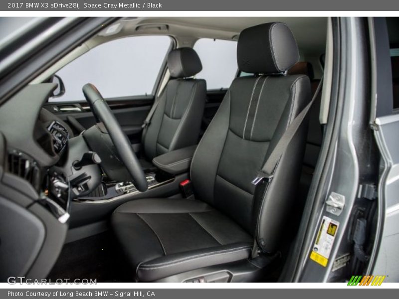 Space Gray Metallic / Black 2017 BMW X3 sDrive28i
