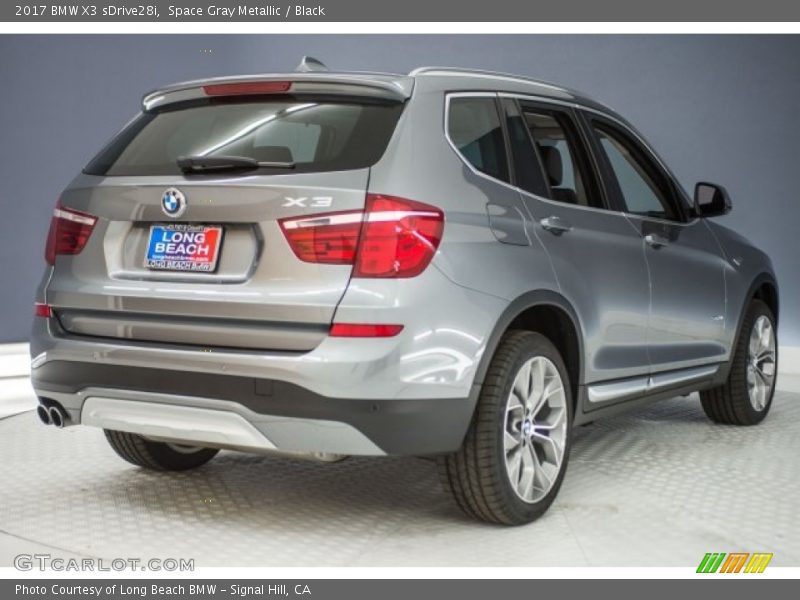 Space Gray Metallic / Black 2017 BMW X3 sDrive28i