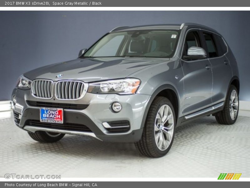 Space Gray Metallic / Black 2017 BMW X3 sDrive28i