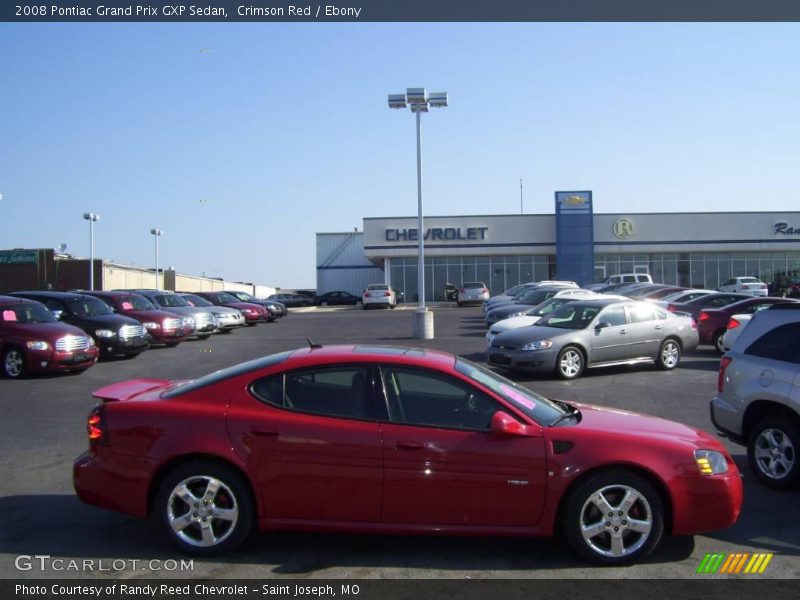 Crimson Red / Ebony 2008 Pontiac Grand Prix GXP Sedan