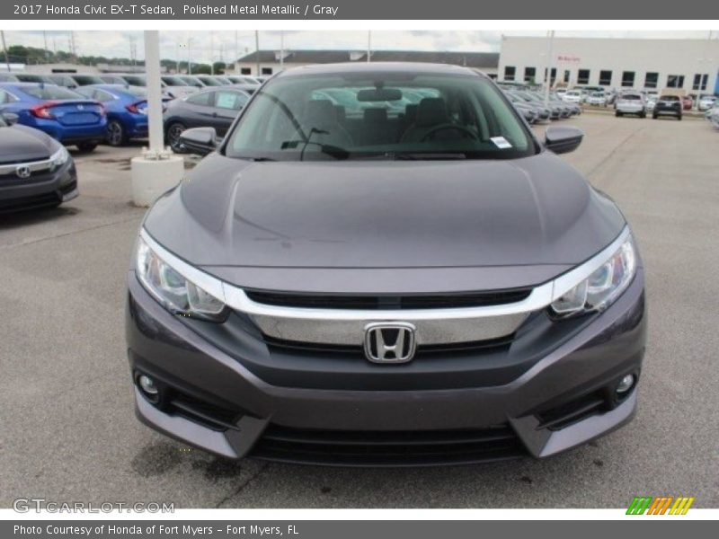 Polished Metal Metallic / Gray 2017 Honda Civic EX-T Sedan