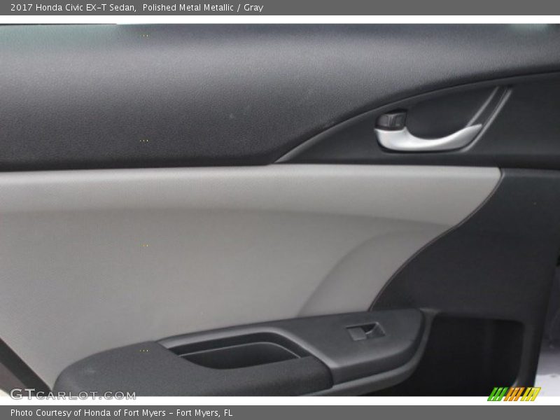 Polished Metal Metallic / Gray 2017 Honda Civic EX-T Sedan