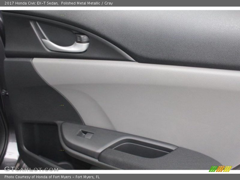 Polished Metal Metallic / Gray 2017 Honda Civic EX-T Sedan