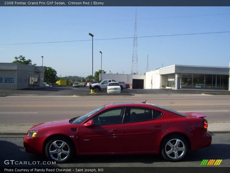 Crimson Red / Ebony 2008 Pontiac Grand Prix GXP Sedan