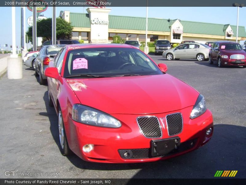 Crimson Red / Ebony 2008 Pontiac Grand Prix GXP Sedan