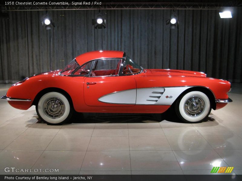 Signal Red / Red 1958 Chevrolet Corvette Convertible