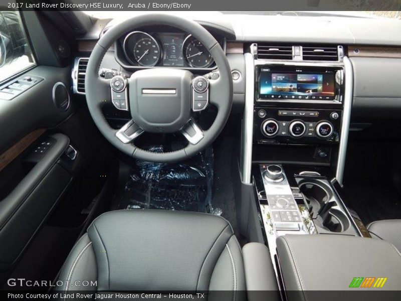 Aruba / Ebony/Ebony 2017 Land Rover Discovery HSE Luxury