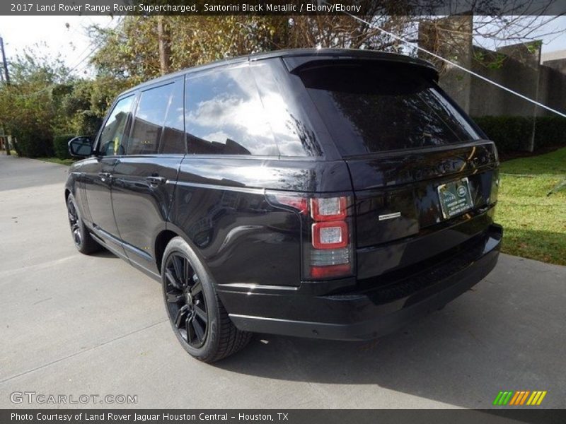 Santorini Black Metallic / Ebony/Ebony 2017 Land Rover Range Rover Supercharged