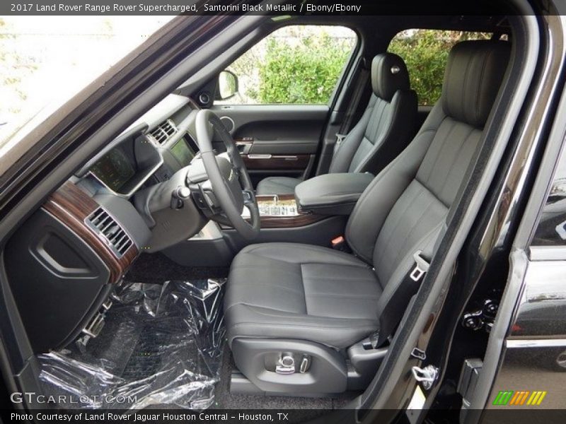 Santorini Black Metallic / Ebony/Ebony 2017 Land Rover Range Rover Supercharged