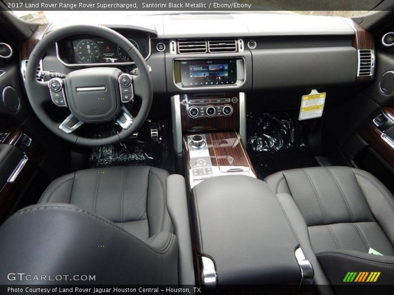 Santorini Black Metallic / Ebony/Ebony 2017 Land Rover Range Rover Supercharged