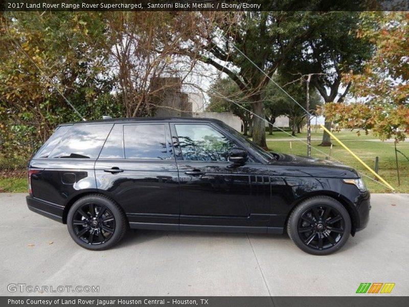 Santorini Black Metallic / Ebony/Ebony 2017 Land Rover Range Rover Supercharged