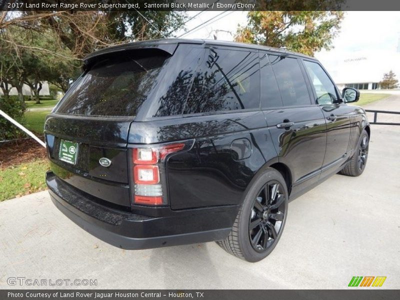 Santorini Black Metallic / Ebony/Ebony 2017 Land Rover Range Rover Supercharged