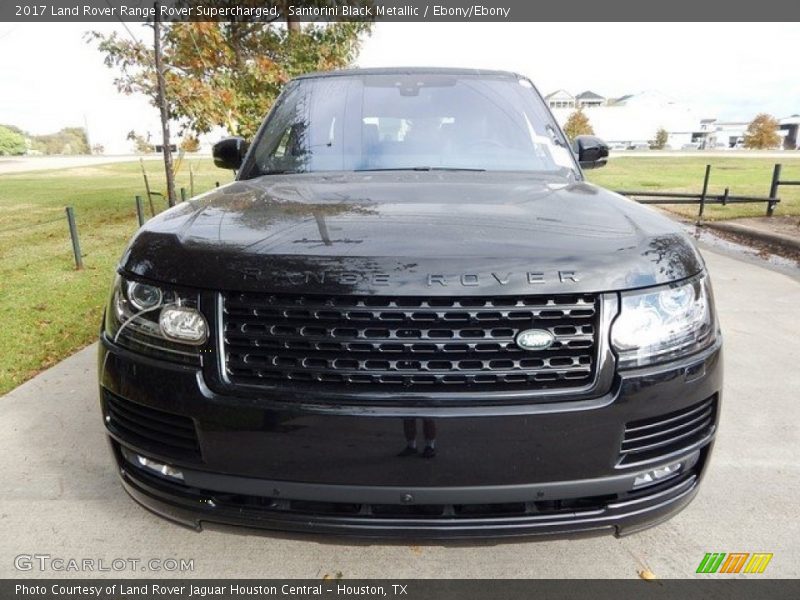 Santorini Black Metallic / Ebony/Ebony 2017 Land Rover Range Rover Supercharged