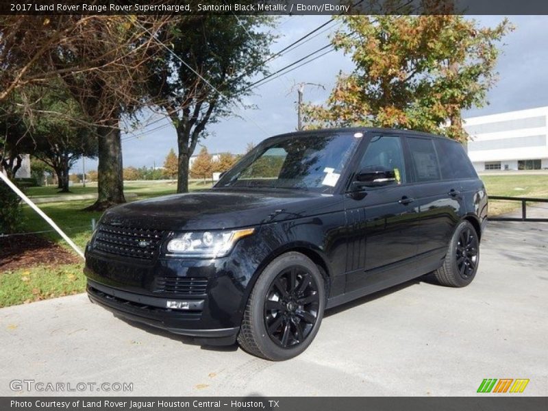 Santorini Black Metallic / Ebony/Ebony 2017 Land Rover Range Rover Supercharged