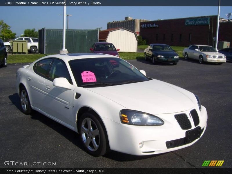 Ivory White / Ebony 2008 Pontiac Grand Prix GXP Sedan