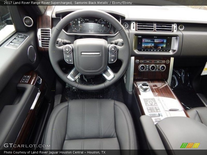 Santorini Black Metallic / Ebony/Ebony 2017 Land Rover Range Rover Supercharged