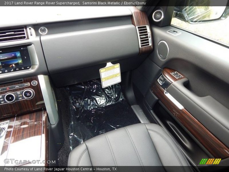 Santorini Black Metallic / Ebony/Ebony 2017 Land Rover Range Rover Supercharged