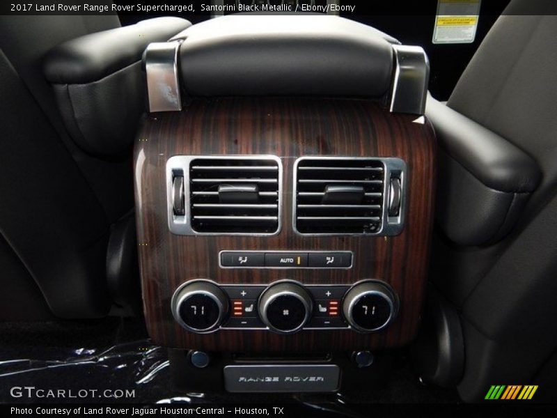 Santorini Black Metallic / Ebony/Ebony 2017 Land Rover Range Rover Supercharged