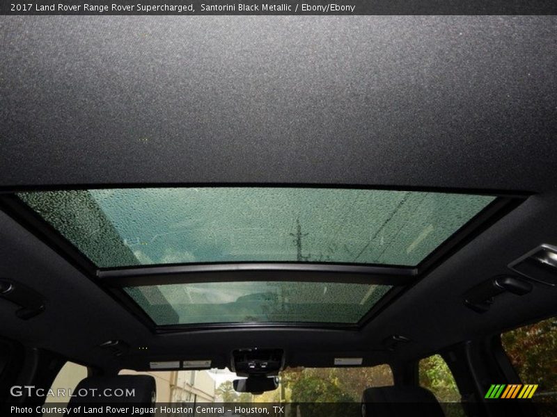 Santorini Black Metallic / Ebony/Ebony 2017 Land Rover Range Rover Supercharged