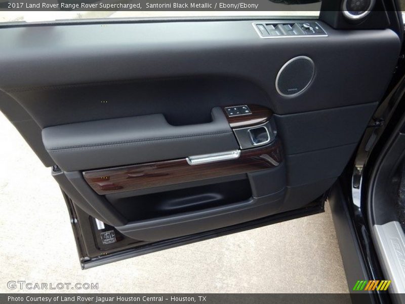 Santorini Black Metallic / Ebony/Ebony 2017 Land Rover Range Rover Supercharged