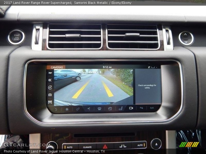 Santorini Black Metallic / Ebony/Ebony 2017 Land Rover Range Rover Supercharged