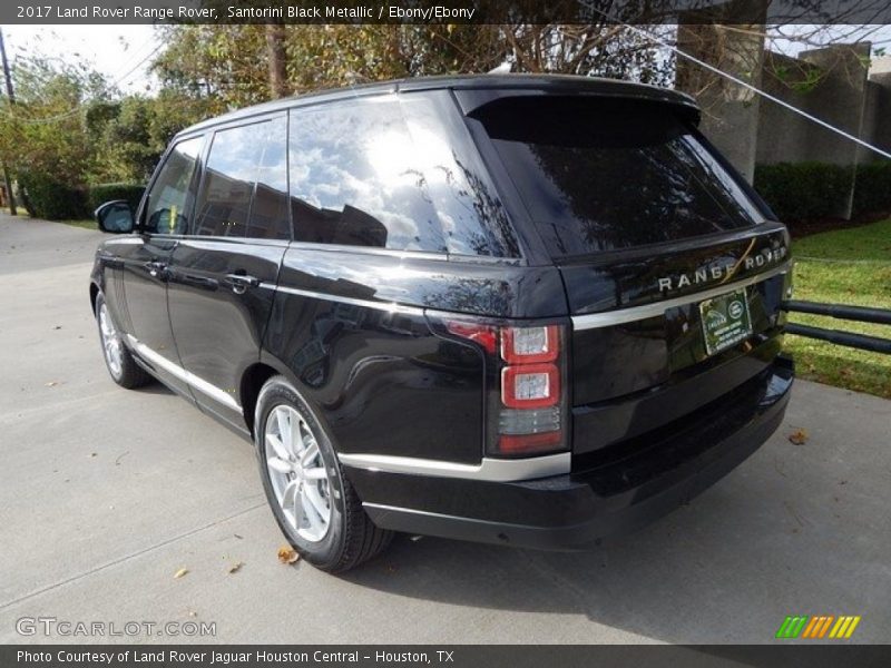 Santorini Black Metallic / Ebony/Ebony 2017 Land Rover Range Rover