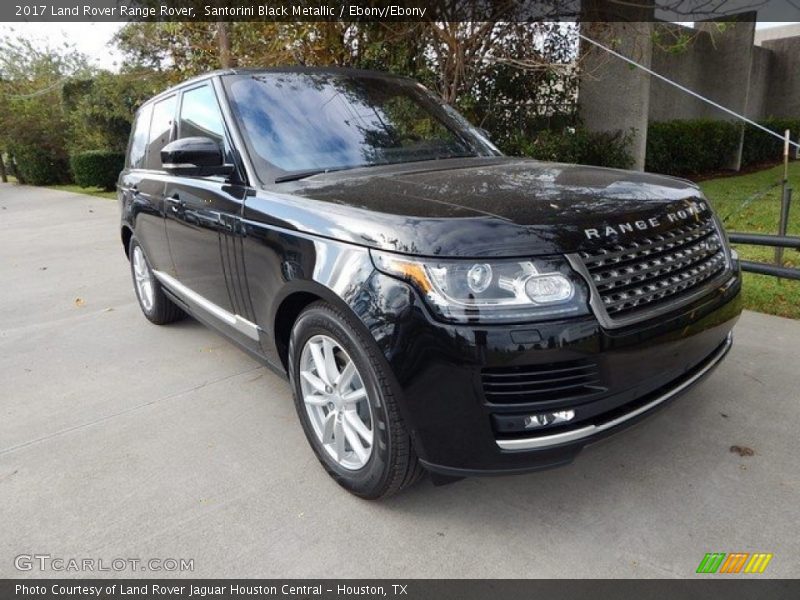 Santorini Black Metallic / Ebony/Ebony 2017 Land Rover Range Rover