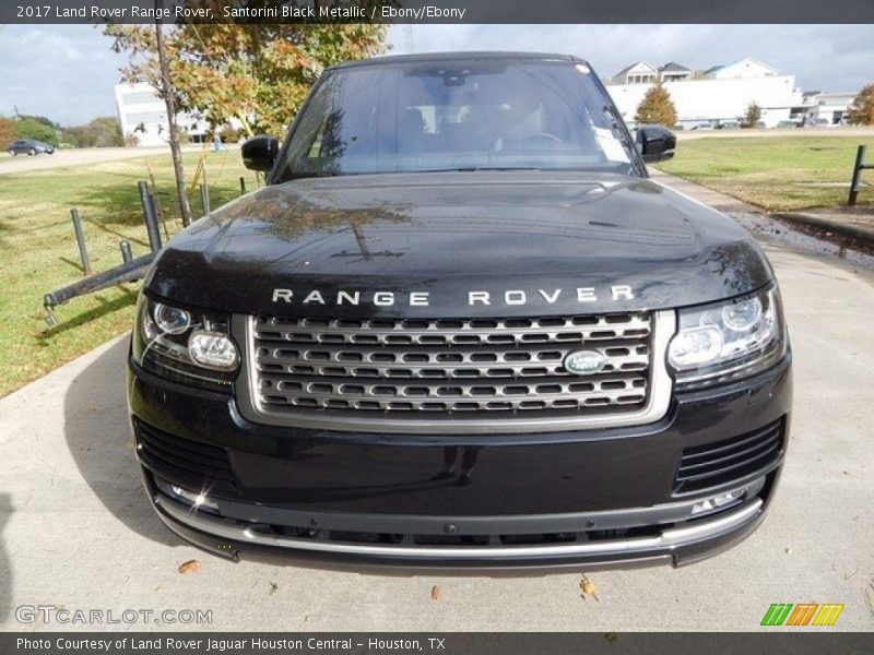 Santorini Black Metallic / Ebony/Ebony 2017 Land Rover Range Rover