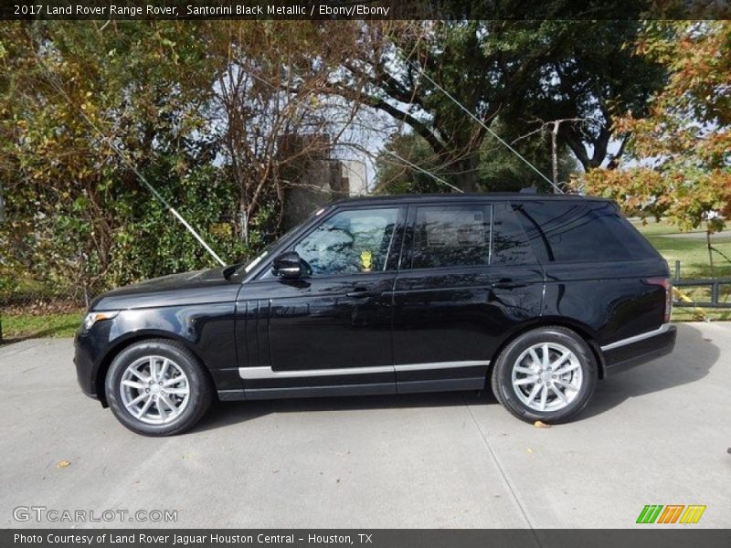Santorini Black Metallic / Ebony/Ebony 2017 Land Rover Range Rover