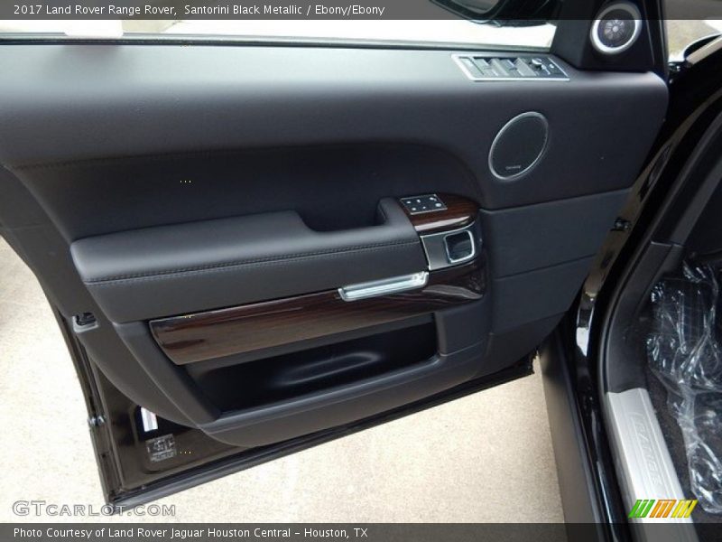 Santorini Black Metallic / Ebony/Ebony 2017 Land Rover Range Rover