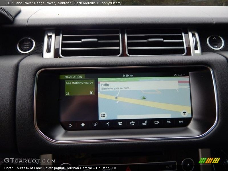 Santorini Black Metallic / Ebony/Ebony 2017 Land Rover Range Rover