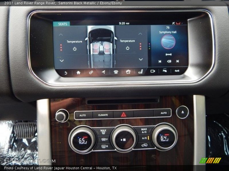 Santorini Black Metallic / Ebony/Ebony 2017 Land Rover Range Rover