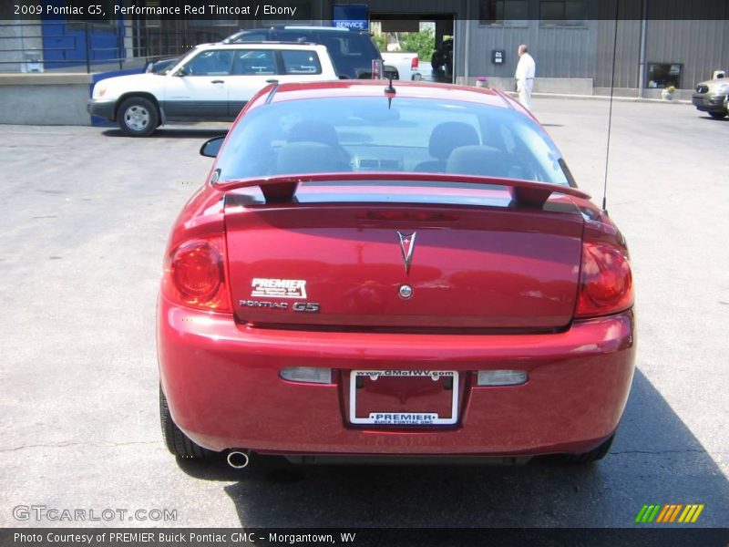 Performance Red Tintcoat / Ebony 2009 Pontiac G5