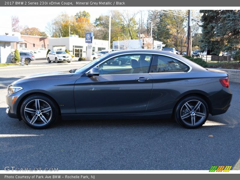 Mineral Grey Metallic / Black 2017 BMW 2 Series 230i xDrive Coupe