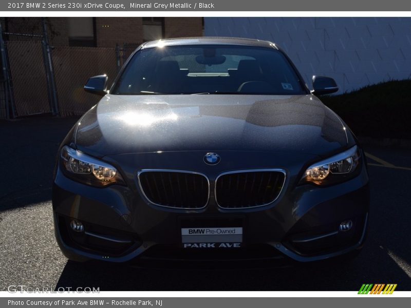 Mineral Grey Metallic / Black 2017 BMW 2 Series 230i xDrive Coupe