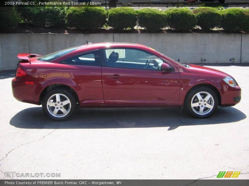 Performance Red Tintcoat / Ebony 2009 Pontiac G5