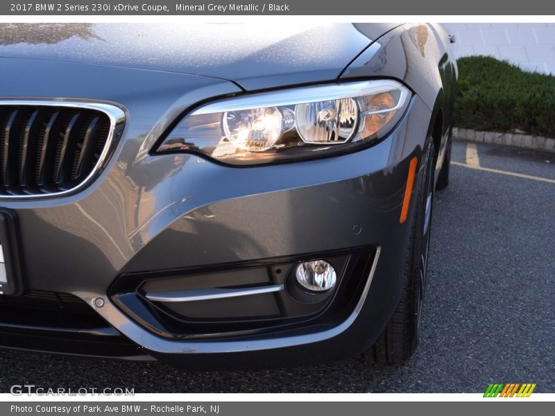Mineral Grey Metallic / Black 2017 BMW 2 Series 230i xDrive Coupe