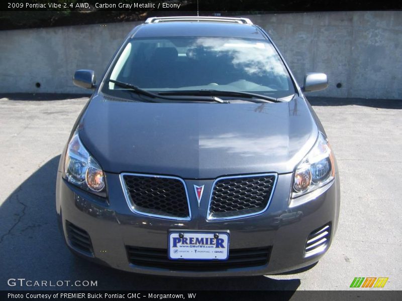 Carbon Gray Metallic / Ebony 2009 Pontiac Vibe 2.4 AWD