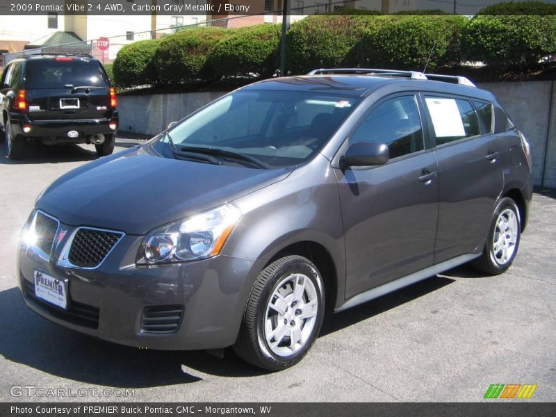 Carbon Gray Metallic / Ebony 2009 Pontiac Vibe 2.4 AWD