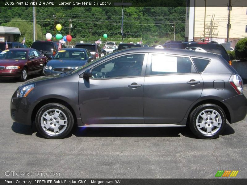 Carbon Gray Metallic / Ebony 2009 Pontiac Vibe 2.4 AWD