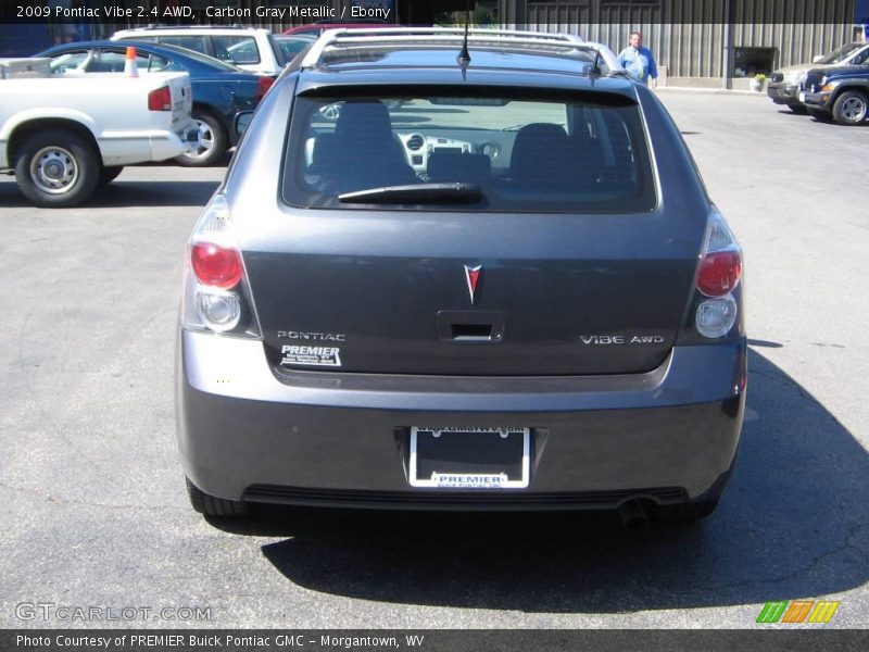 Carbon Gray Metallic / Ebony 2009 Pontiac Vibe 2.4 AWD