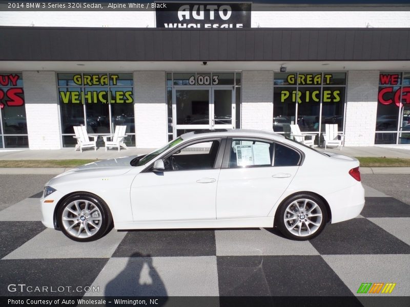 Alpine White / Black 2014 BMW 3 Series 320i Sedan