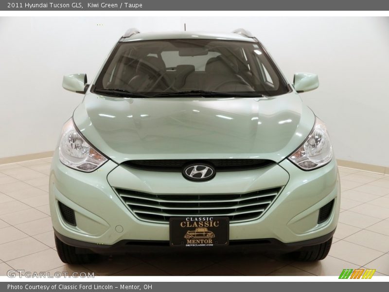 Kiwi Green / Taupe 2011 Hyundai Tucson GLS