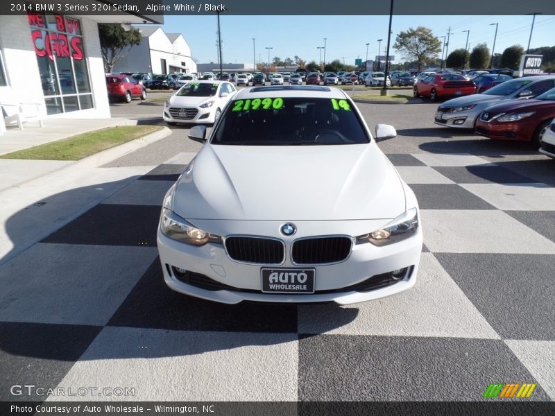 Alpine White / Black 2014 BMW 3 Series 320i Sedan