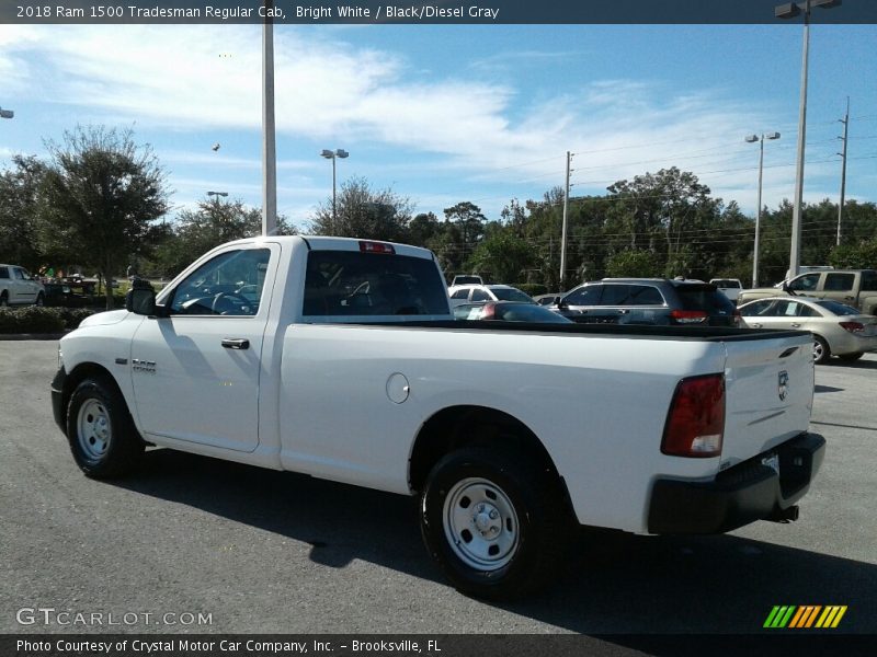 Bright White / Black/Diesel Gray 2018 Ram 1500 Tradesman Regular Cab