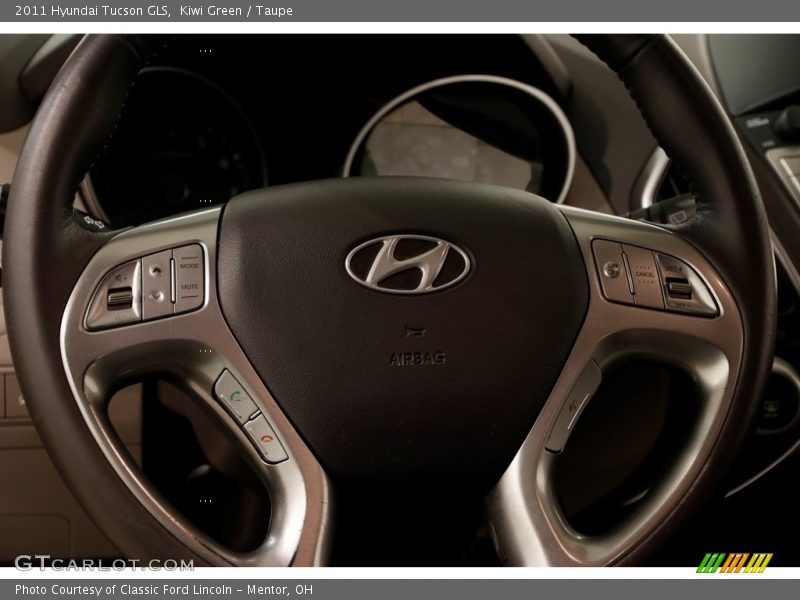 Kiwi Green / Taupe 2011 Hyundai Tucson GLS