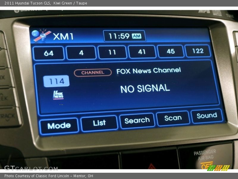 Kiwi Green / Taupe 2011 Hyundai Tucson GLS